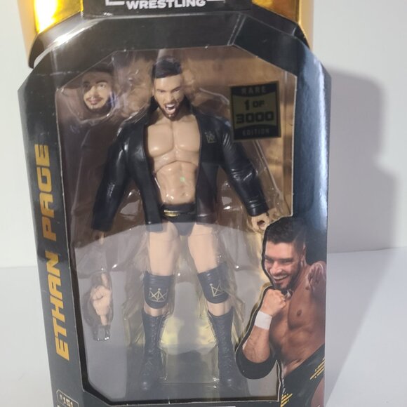 AEW Unrivaled Series 15 Ethan Page Action Figure Rare 1 of 3000 Chase MOC New - Picture 2 of 5